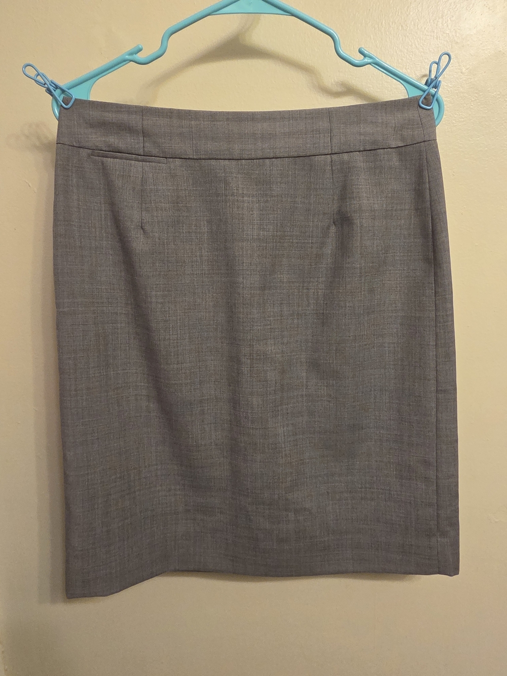 J Crew Gray Wool Pencil Skirt 6 Dark Academia Preppy Quiet Luxury Minimalist